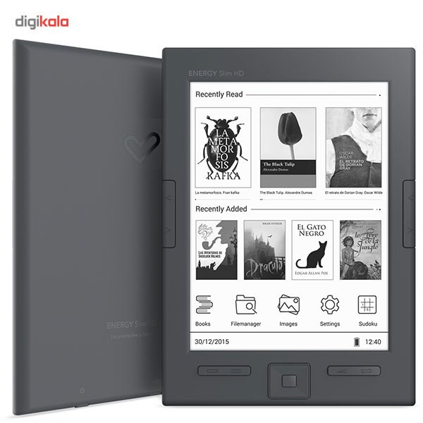 کتاب‌خوان انرژی‌سیستم مدل Energy Ereader Slim HD - ظرفیت 8 گیگابایت