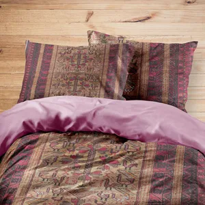 سرویس روتختی مدوپد طرح قالیچه بلوچ مرغی مدل C-balouch34 یک نفره 4 تکه