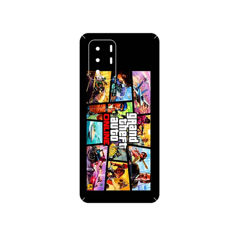 برچسب پوششی ماهوت مدل GTA Online Game Series مناسب برای گوشی موبایل شیائومی Poco X3 GT 5G