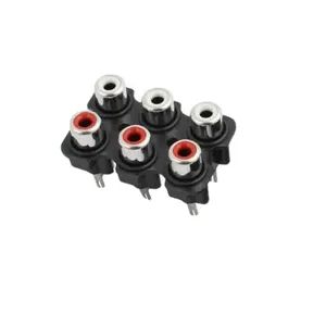 فیش مادگی صدا مدل RCA-6PIN بسته 5 عددی