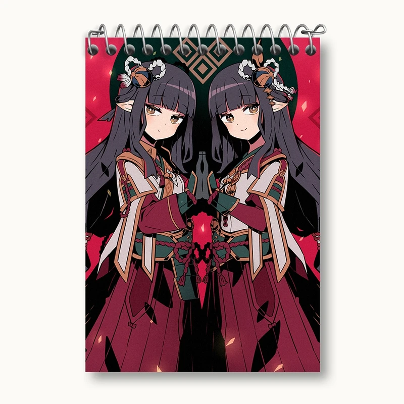 دفتر یادداشت 50 برگ خندالو مدل بازی شکارچی هیولا (Monster Hunter) کد 33208