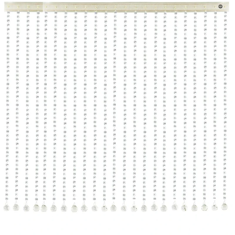 پرده آویز آریا کریستال مدل ساده سایز 120x120 سانتی متر