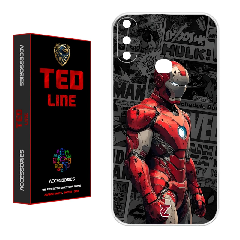 کاور تدلاین طرح آیرون من کد 1161 مناسب برای گوشی موبایل سامسونگ Galaxy A10S