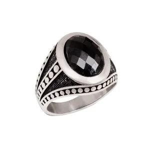 انگشتر نقره مردانه مدل 22214