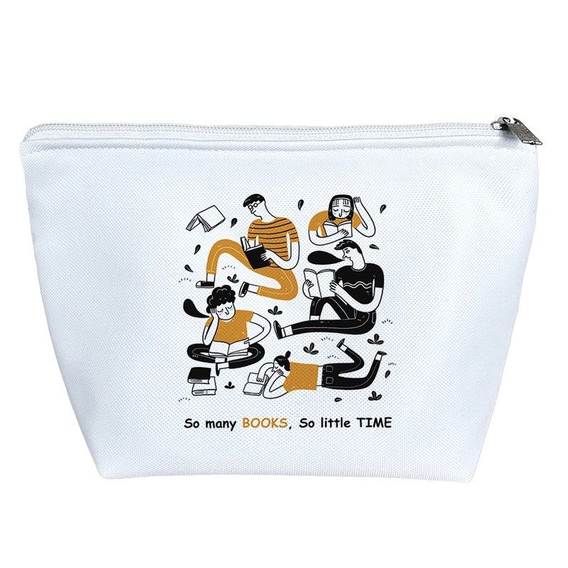 کیف لوازم آرایش دخترانه خندالو مدل کتاب خوانی کد 1741