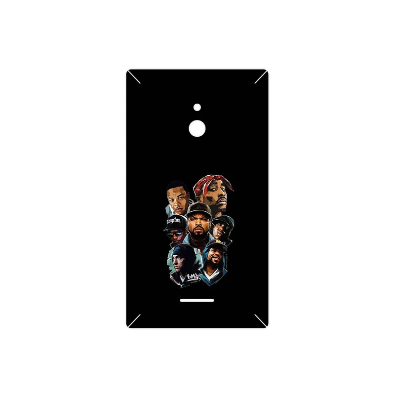 برچسب پوششی ماهوت مدل Great Rappers Digital Art مناسب برای گوشی موبایل نوکیا XL