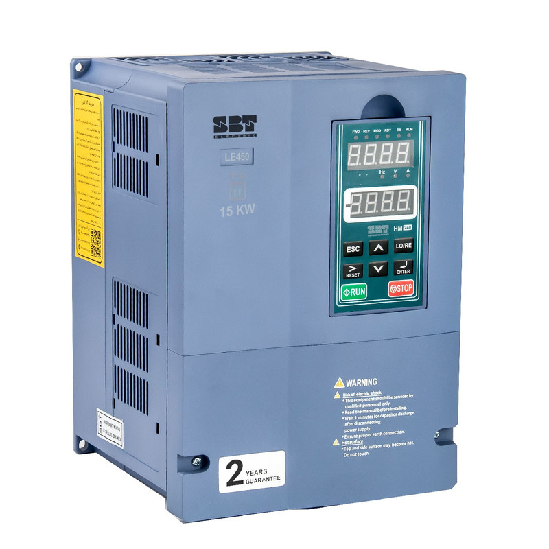 اینورتر صنعتی اس بی تی دی مدل LE450 ظرفیت 15 کیلو وات اینورتر صنعتی اس بی تی دی مدل LE450 ظرفیت 15 کیلو وات