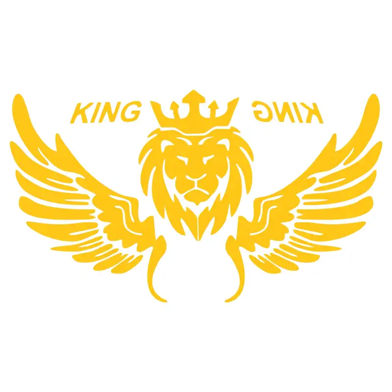 برچسب بدنه خودرو ماتریسیو طرح بال شیر king کد M84