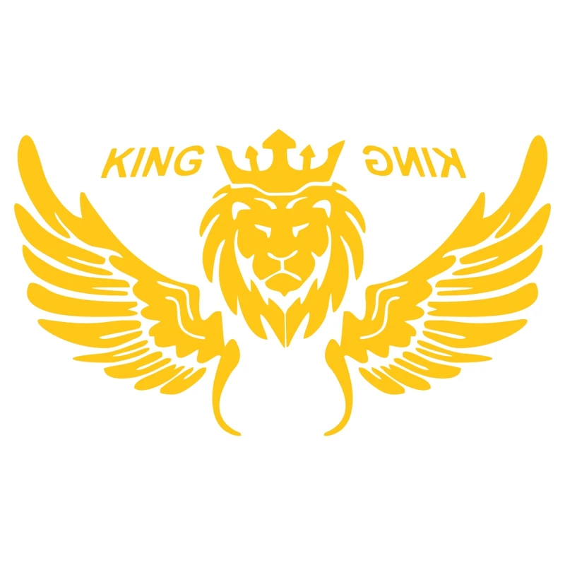 برچسب بدنه خودرو ماتریسیو طرح بال شیر king کد M84
