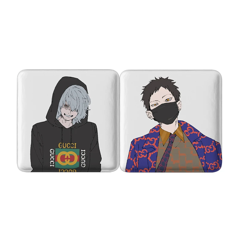 مگنت خندالو مدل تومارو و کای انیمه توکیو ریونجرز Tokyo Revengers کد A200 مجموعه 2 عددی