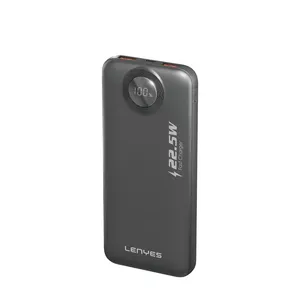 پاوربانک لنیز مدل PX187D ظرفیت 10000 میلی‌آمپر ساعت