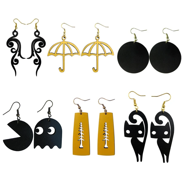 گوشواره زنانه کد E203 مجموعه 6 عددی