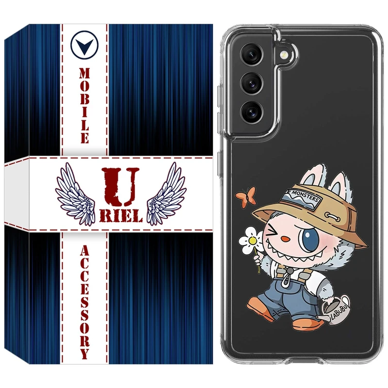 کاور یوریل مدل Clear کد 111 طرح لبوبو مناسب برای گوشی موبایل سامسونگ Galaxy S21 FE