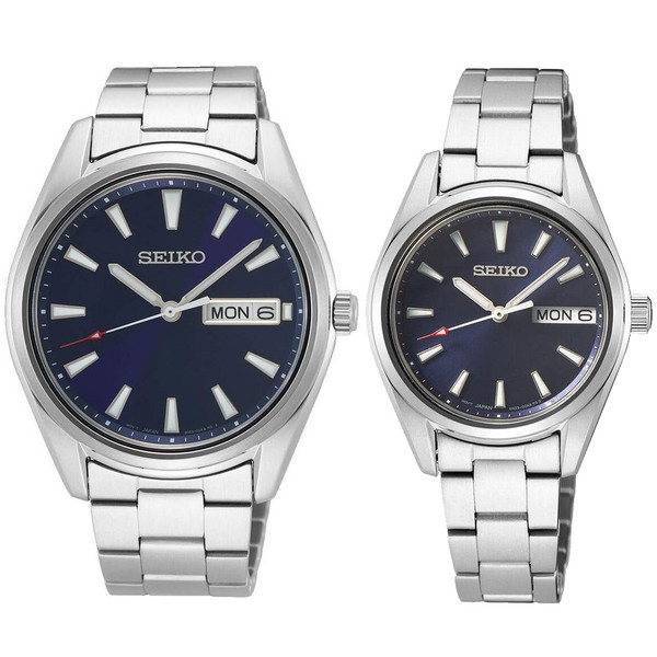 ست ساعت مچی عقربه ای زنانه و مردانه سیکو مدل SUR341P1 SUR353P1