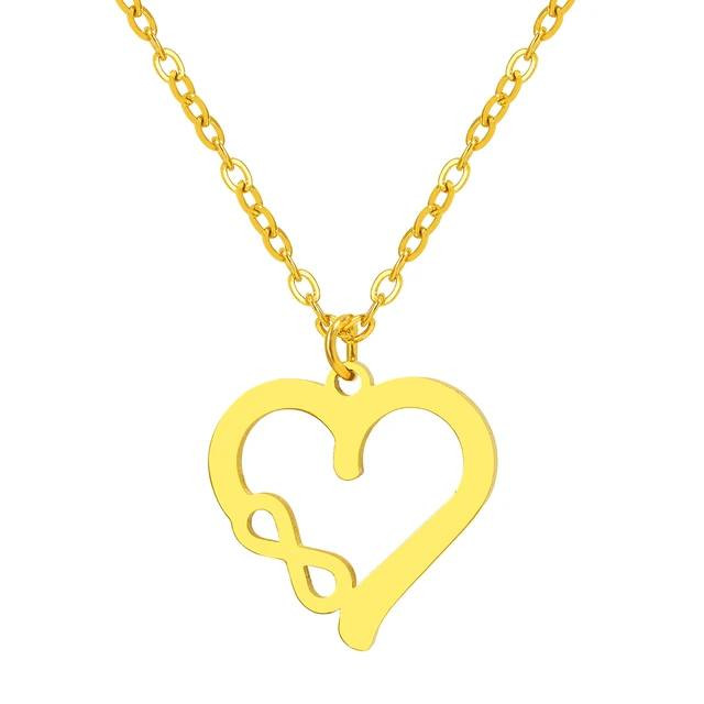 گردنبند طلا 18 عیار زنانه آرا مدل بی نهایت