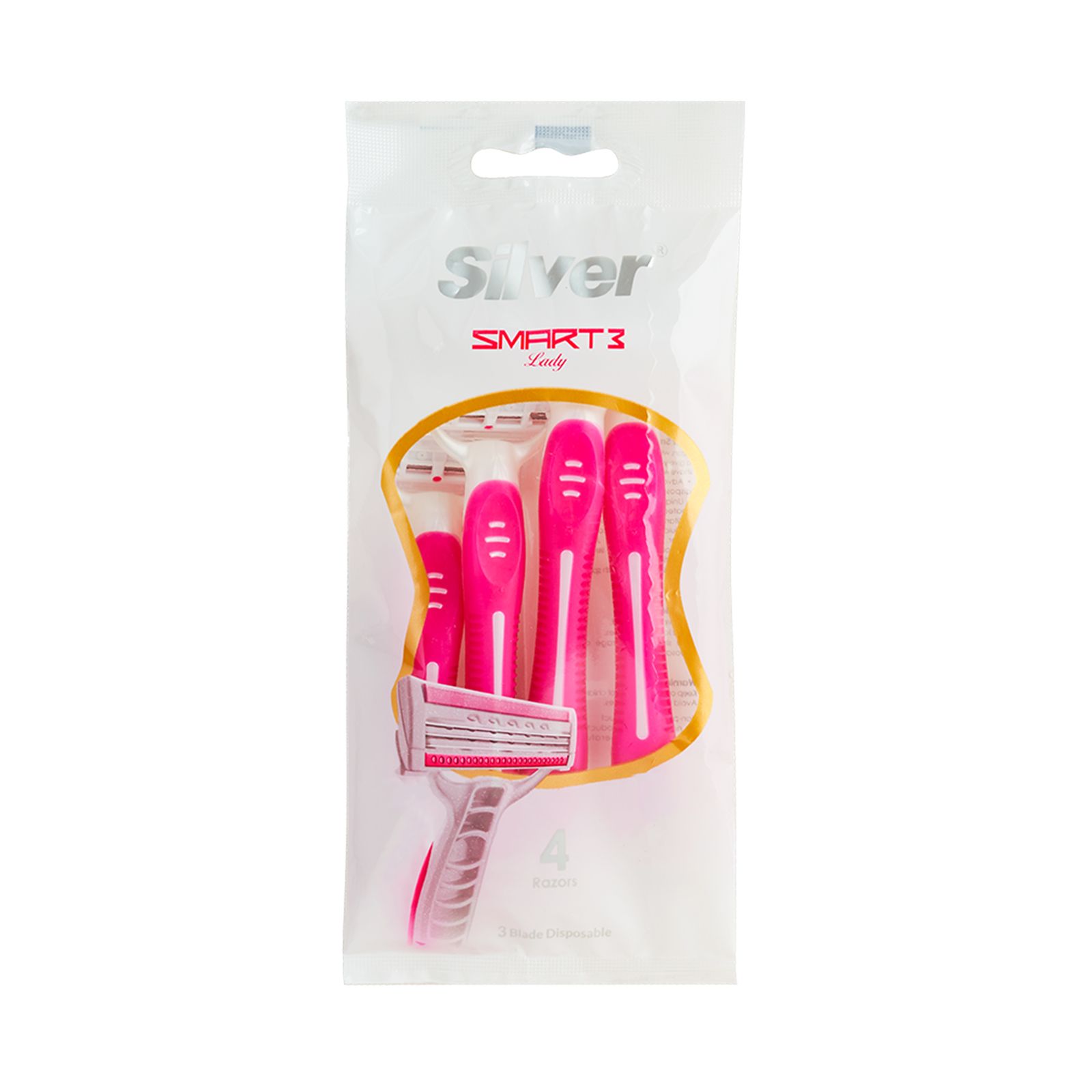 خود تراش سیلور مدل smart 3-lady بسته 4 عددی -  - 2