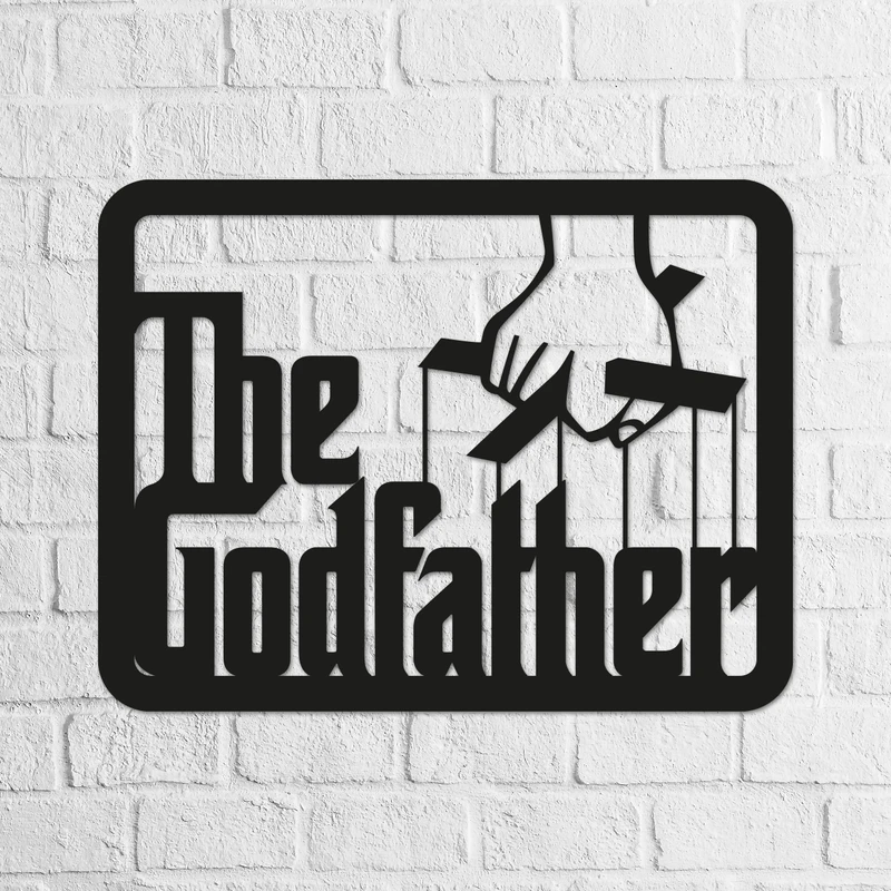 استیکر ناویا طرح Godfather مدل چوبی کد 01