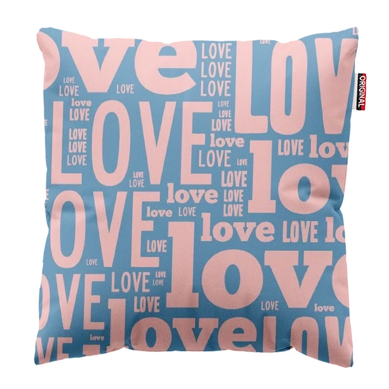 کوسن پاد آفرین طرح عشق کد 1466 سایز 30*30 سانتی متر