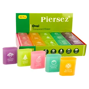 پاک کن پییرسز کد PZW0012 مدل اوال شفاف بسته 30 عددی 