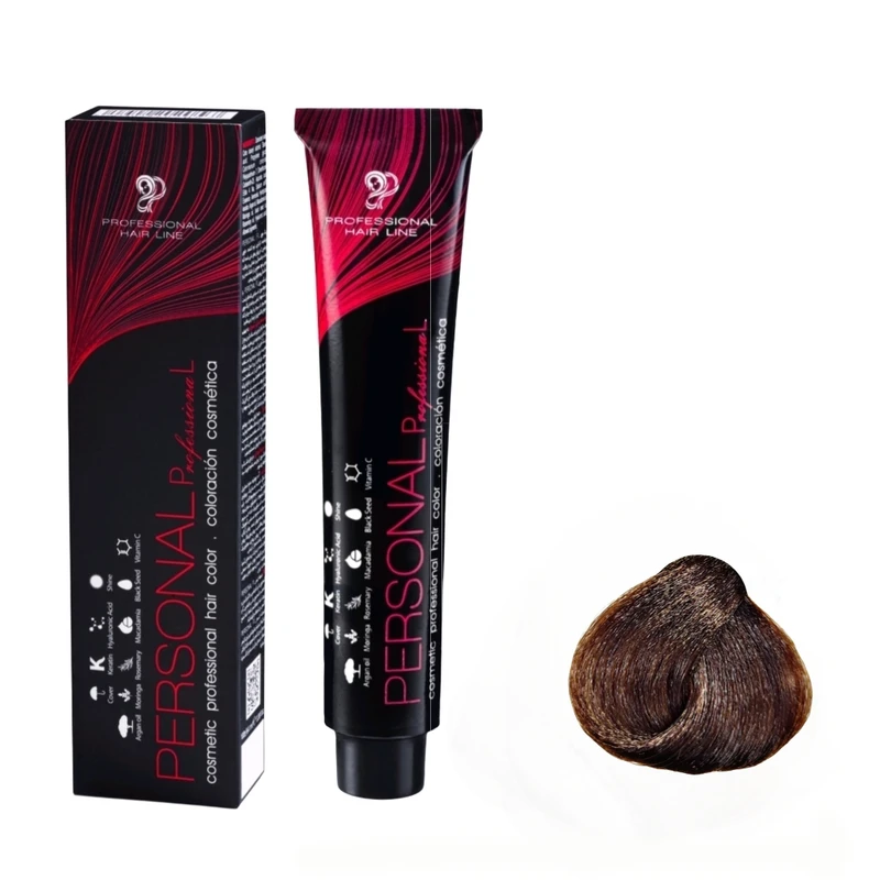 رنگ مو پرسونال پی ال شماره 6.0 حجم 100 میلی لیتر رنگ بلوند تیره