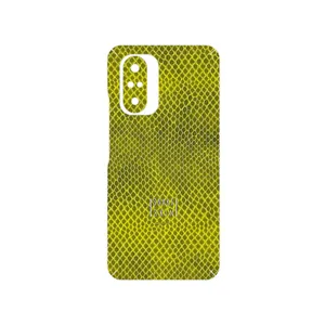 MAHOOT Yellow Snake Skin Cover Sticker for Xiaomi Poco F3 5G