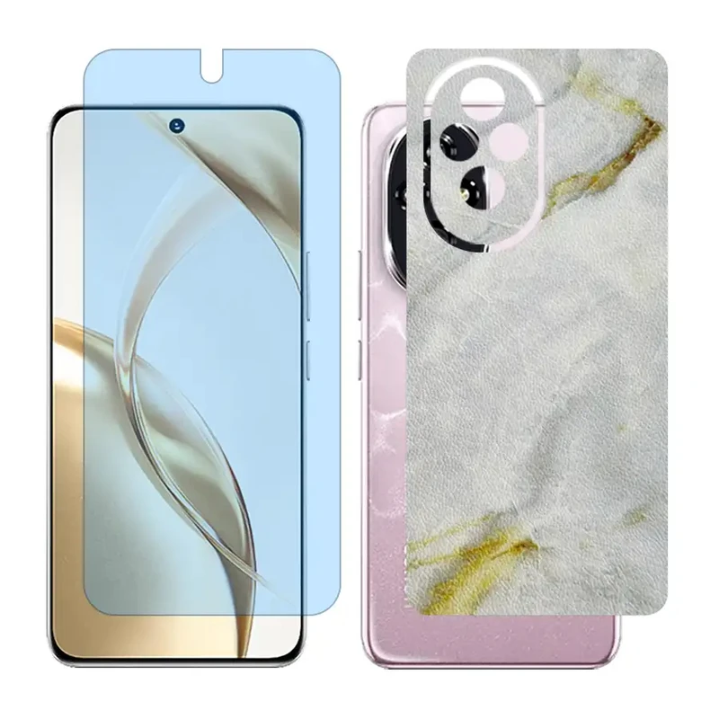 محافظ صفحه نمایش آنتی بلو گلس مدل Together مناسب برای گوشی موبایل آنر 200 / Honor 200 به همراه برچسب پوششی پشت گوشی