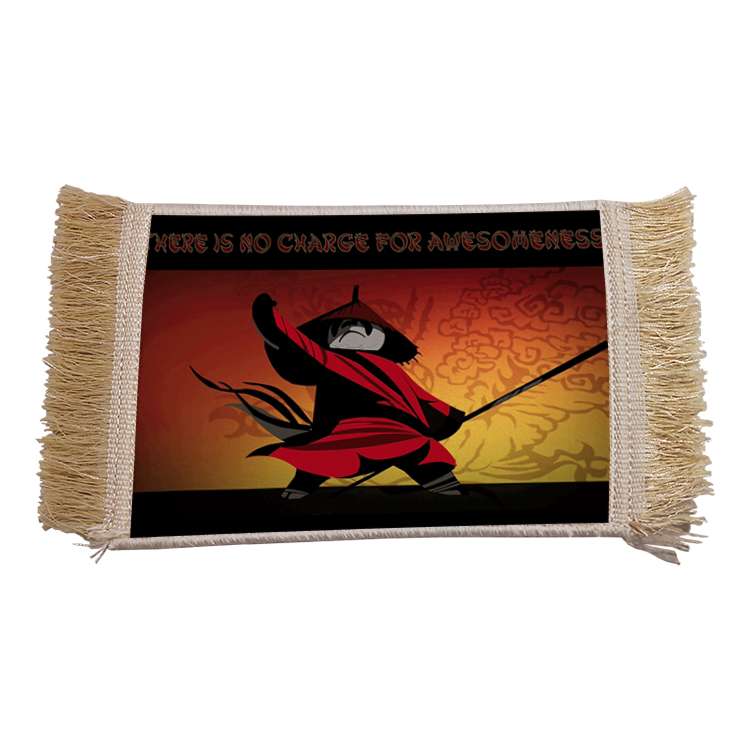 فرش ماشینی دیوارکوب مدل پاندا کونگ فو کار کد 50