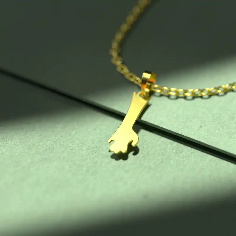 گردنبند طلا 18 عیار زنانه مدوپد مدل هالووین کد G3-1-1181