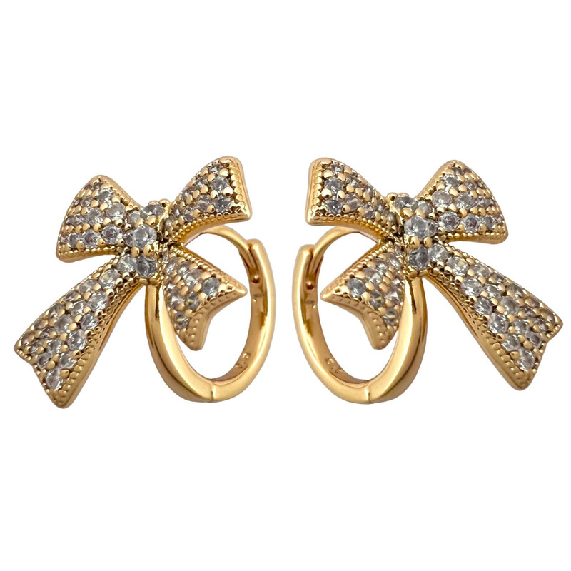 گوشواره زنانه ژوپینگ مدل پاپیون کد E4979 گوشواره زنانه ژوپینگ مدل پاپیون کد E4979