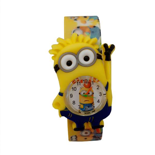 ساعت مچی عقربه ای بچگانه مدل مینیون کد 01