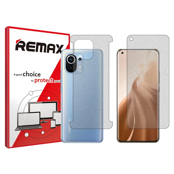 محافظ صفحه نمایش مات ریمکس مدل HyMTT مناسب برای گوشی موبایل شیائومی Mi 11 به همراه محافظ پشت گوشی