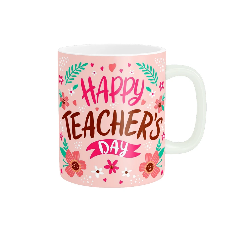 ماگ پادآفرین مدل مناسبتی طرح روز معلم مبارک کد p8901