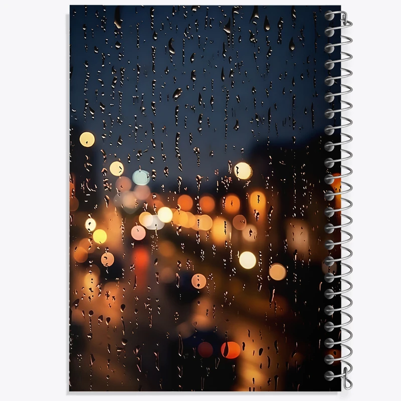 دفتر شطرنجی 50 برگ خندالو طرح باران کد F5277