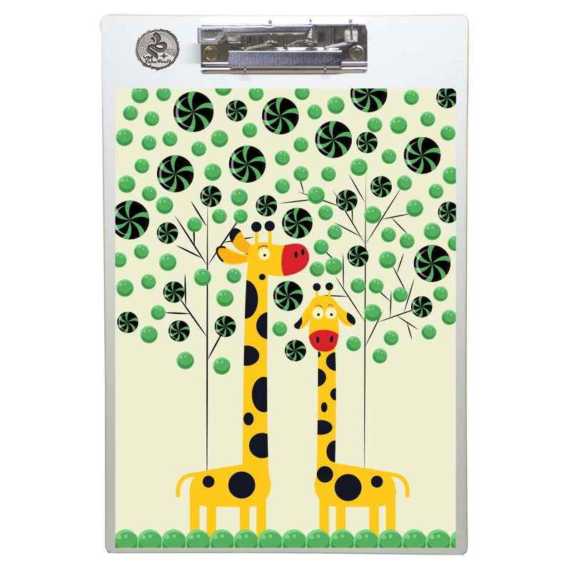 تخته شاسی طه چوب  مدل Giraffe01 سایز A4