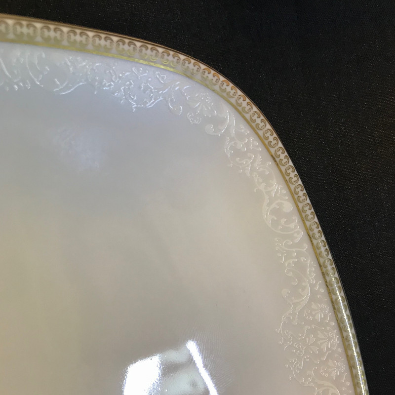 بشقاب ميوه خوري چيني زرين ایران مدل ريوا درجه 2