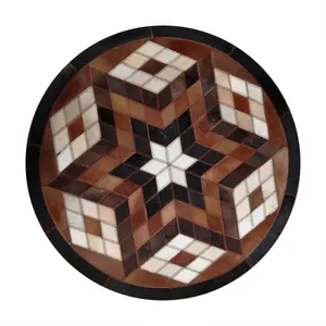 کلاژ فرش پوست و چرم کمالی مدل AD-00473