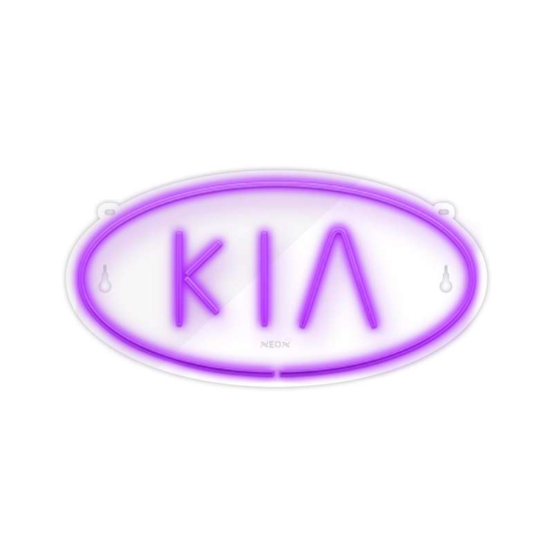 چراغ دیواری نئون دیزاین طرح Kia_PR