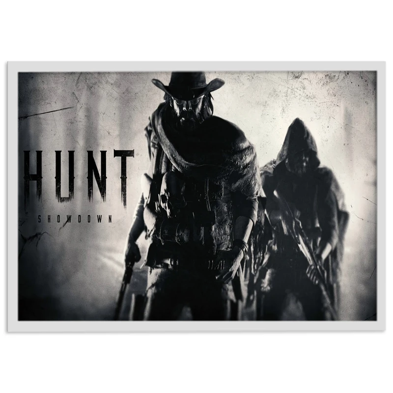 تابلو نوری بکلیت مدل طرح بازی گیم نت Hunt Showdown مدل چراغدار W-s1418