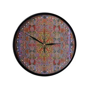 ساعت دیواری مدوپد طرح فرش قم ترنجی محرمات مدل C-Ghom068