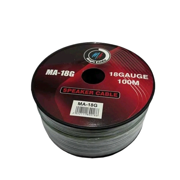 سیم بلندگو مجیک آدیو مدل MA-18G طول 100 متر
