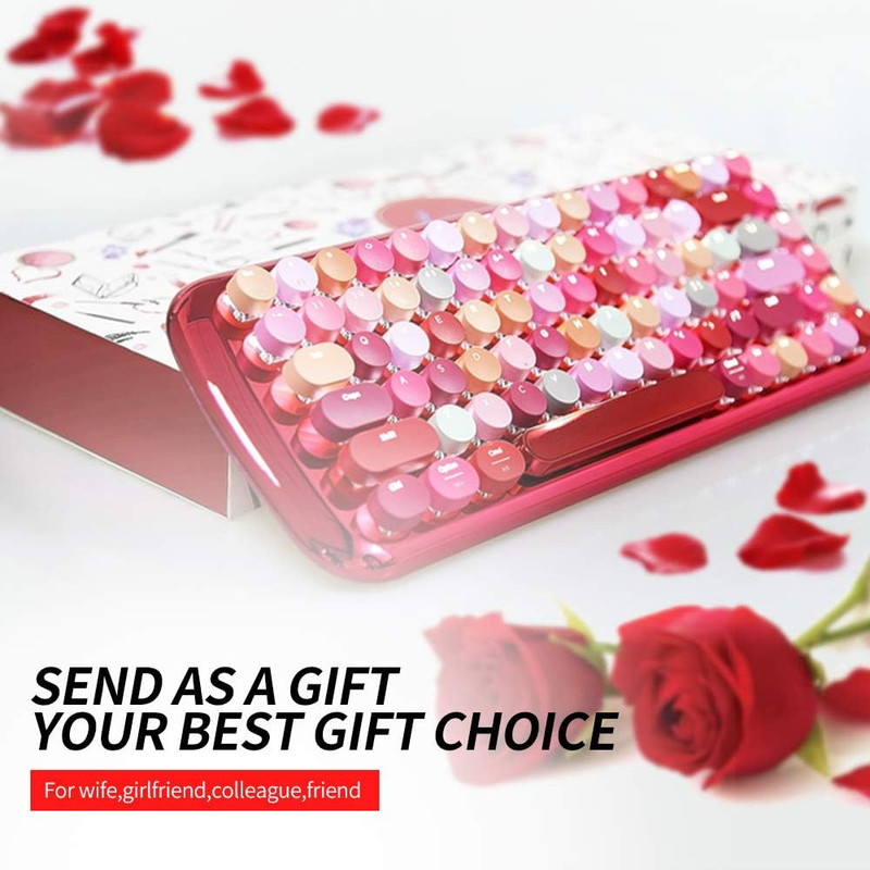 کیبورد بی سیم مافی مدل LUSC Lipstick