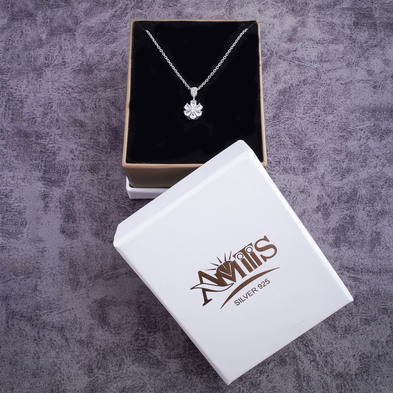 گردنبند نقره زنانه آمیتیس مدل M71 -  - 5