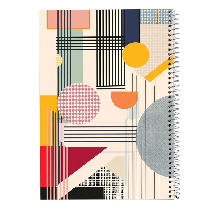 دفتر لیست خرید 50 برگ مدوپد مدل اشکال فانتزی کد DF16238