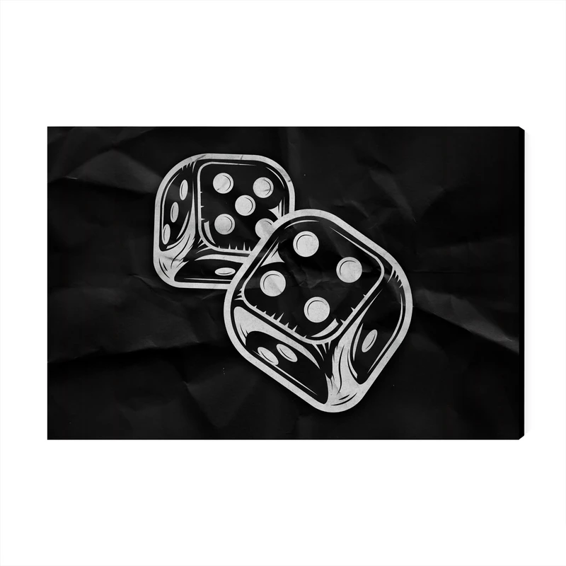 تابلو شاسی عرش مدل فانتزی تاس کد As1668