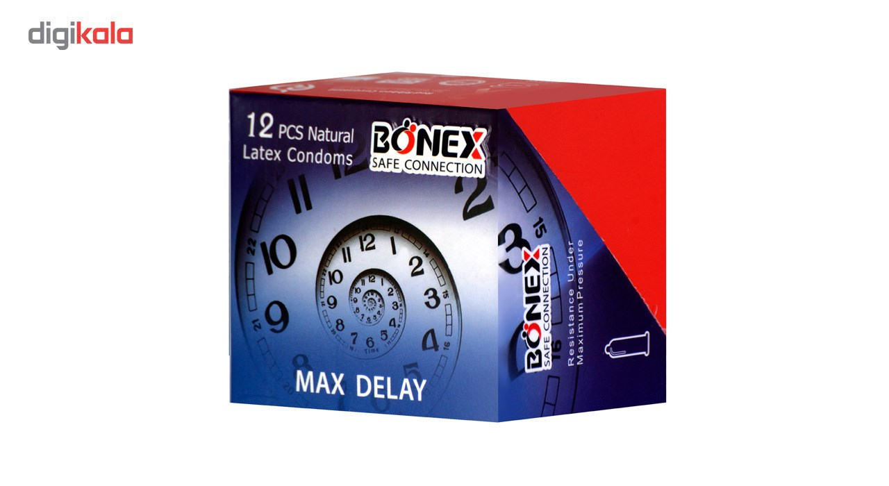 کاندوم بونکس مدل Max Delay بسته 12 عددی