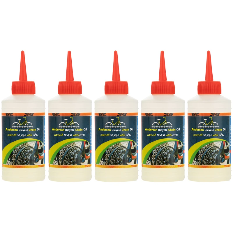  روغن زنجیر دوچرخه اندرسون مدل A200 حجم 80 میلی لیتر بسته 5 عددی