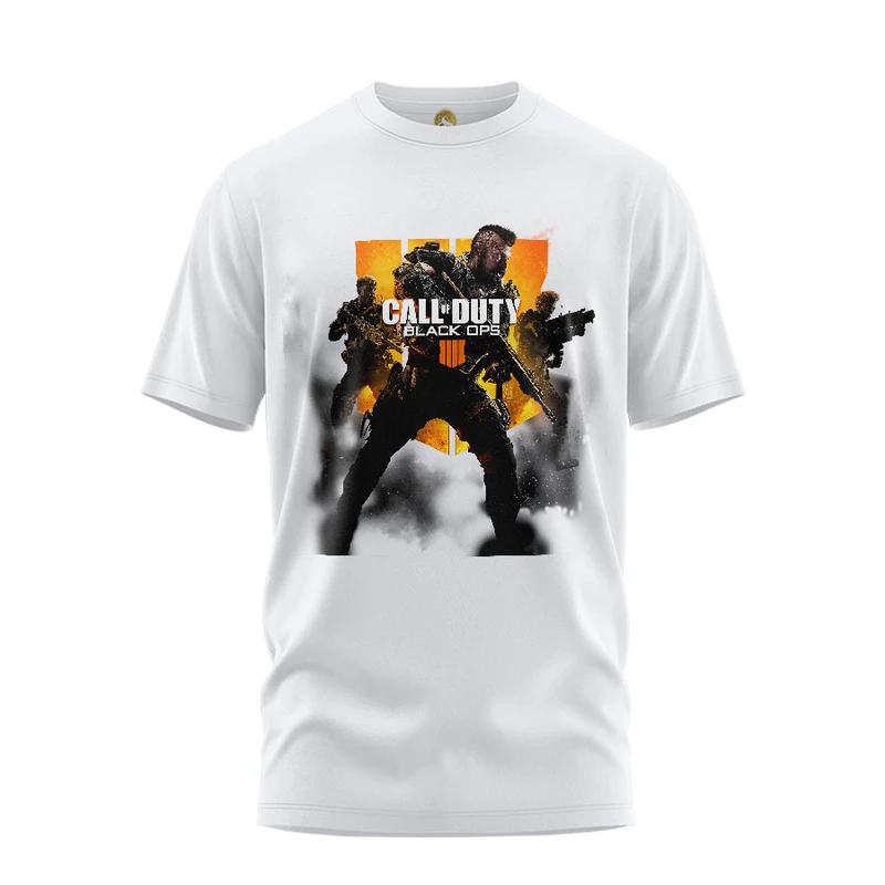 تی شرت آستین کوتاه مردانه هومرو مدل TW155 طرح بازی کالاف دیوتی