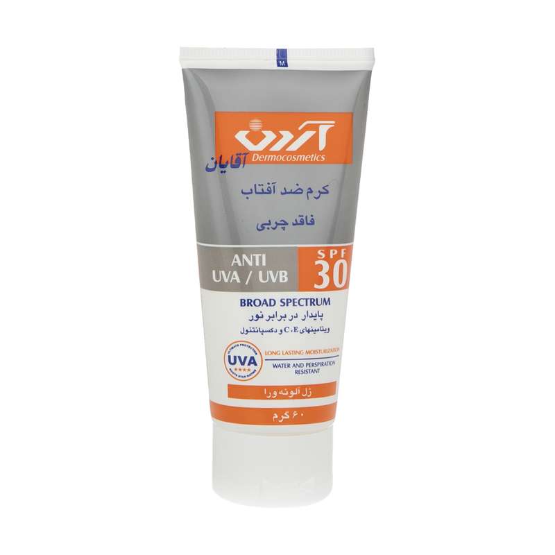 کرم ضد آفتاب آقایان آردن SPF30 وزن 60 گرم کرم ضد آفتاب آقایان آردن SPF30 وزن 60 گرم