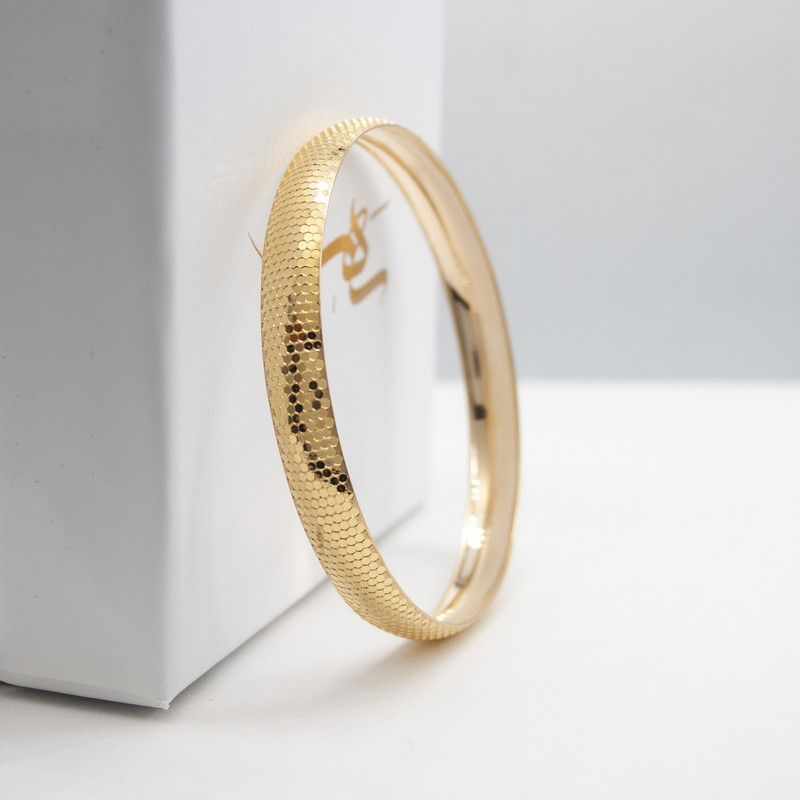 النگو طلا 18 عیار زنانه سهی مدل VB59-1