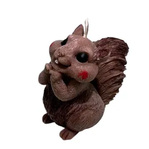 شمع دست ساز مدل سنجاب ایستاده